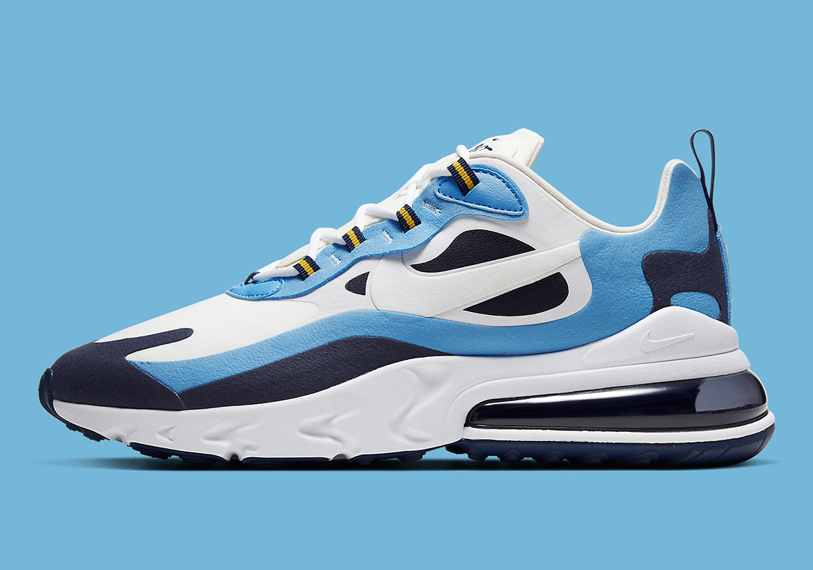 The Nike Air Max 270 React Gets Some UNC Tar Heel Flavor
