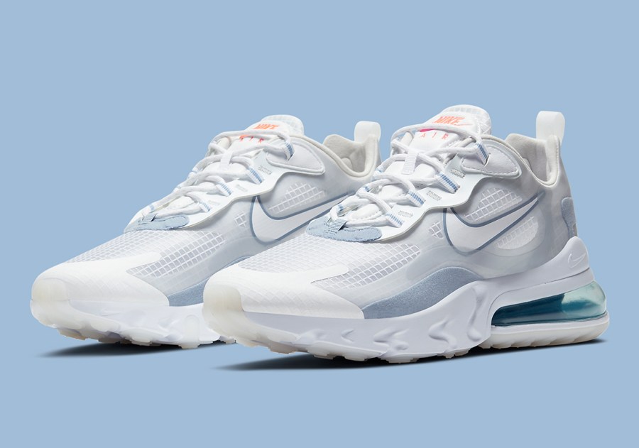 Nike Air Max 270 React Platinum Fog CT1265-100 | SneakerNews.com