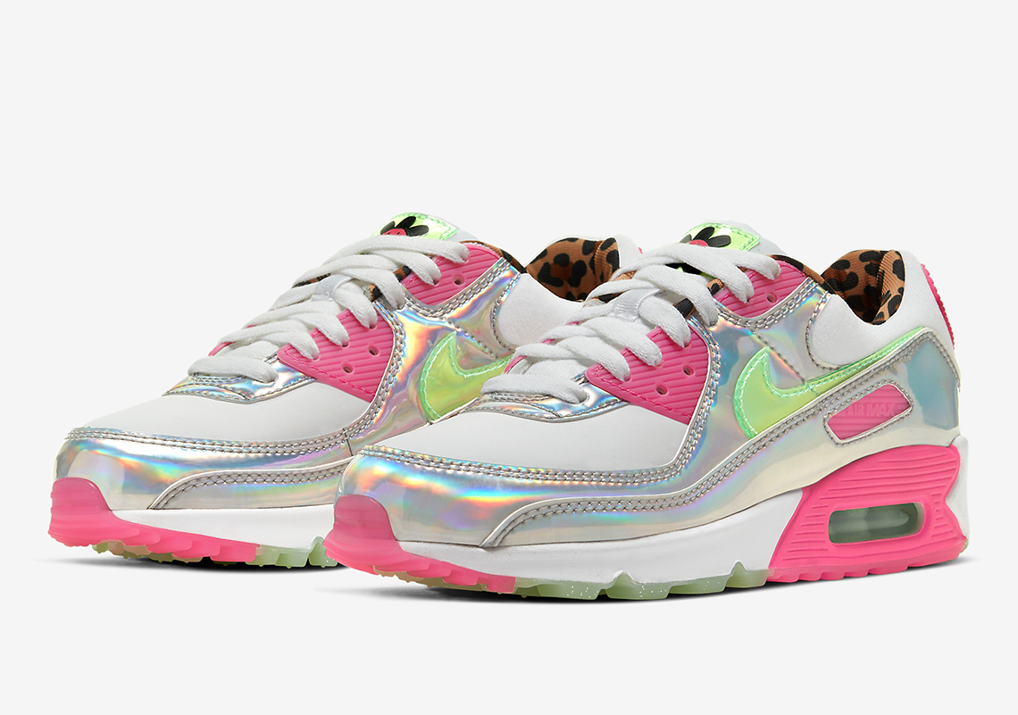 air max 90 trainers summit white pistachio frost iced lilac