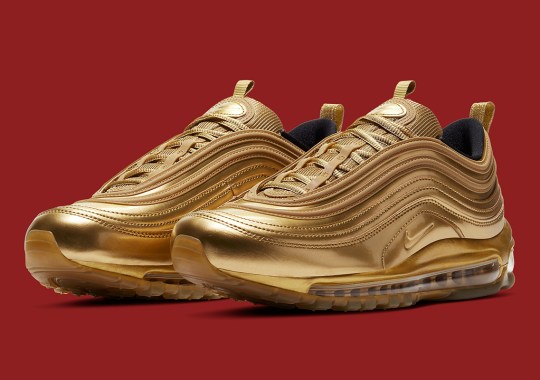 The Nike Air Max 97 Goes Completely Gold