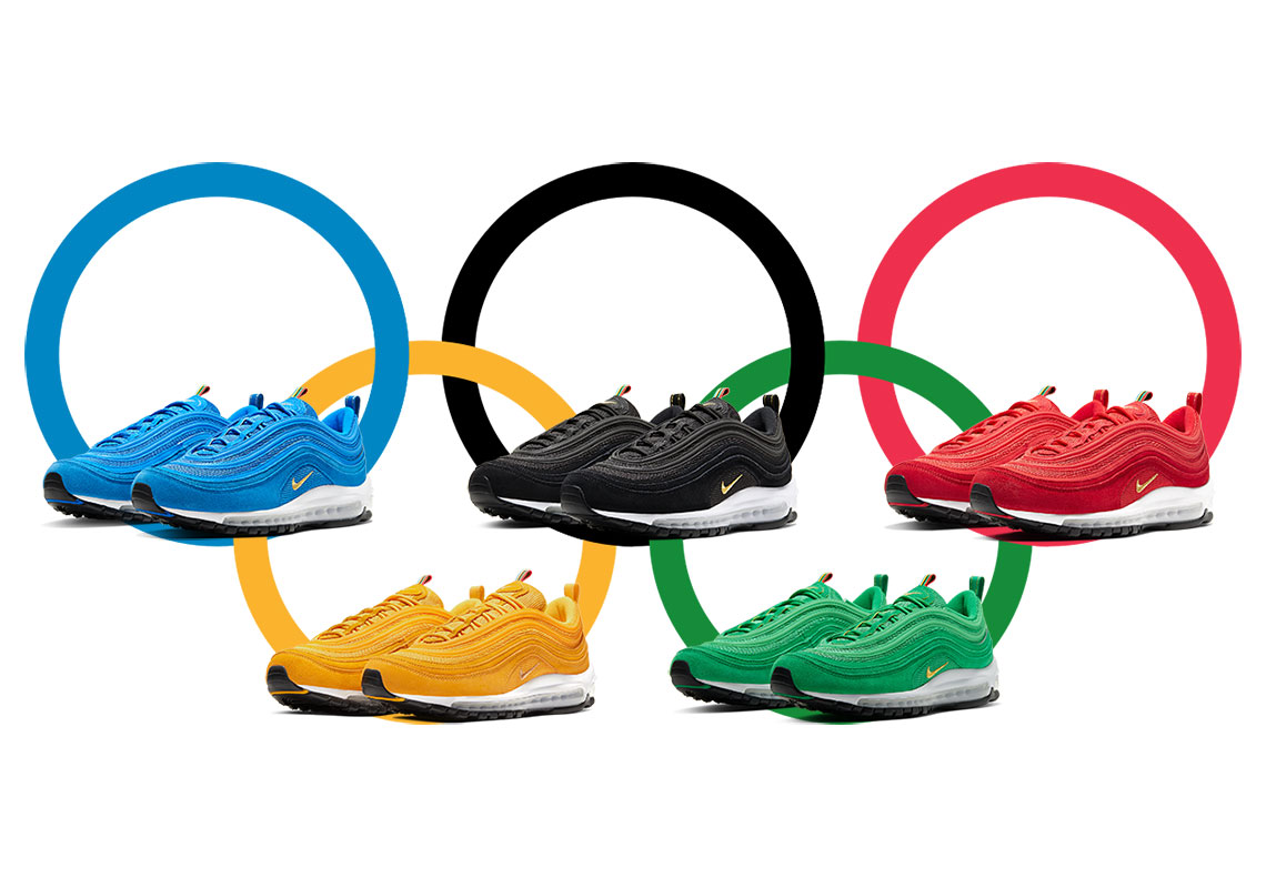Nike Air Max 97 Olympic Rings Black CI3708-001 | SneakerNews.com مقهى وكف