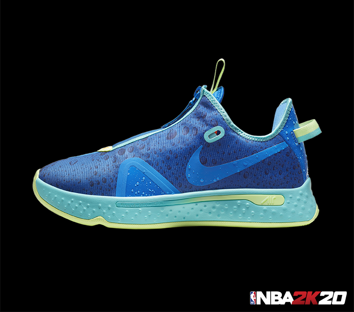 NBA2K20 Nike PG 4 Gatorade Gamer Exclusive SneakerNews.com