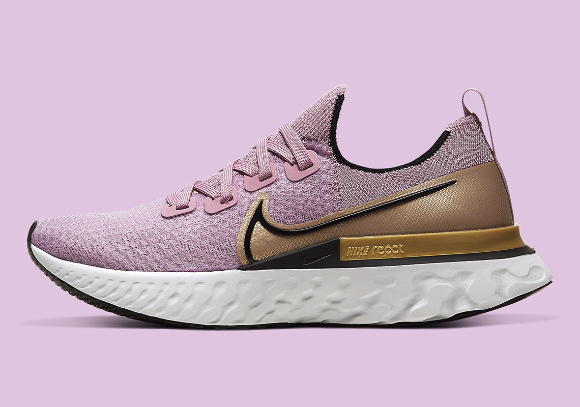 The Nike React Infinity Run Gets A Regal Blend Of Plum Fog And Gold