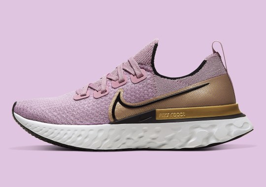 The Nike React Infinity Run Gets A Regal Blend Of Plum Fog And Gold