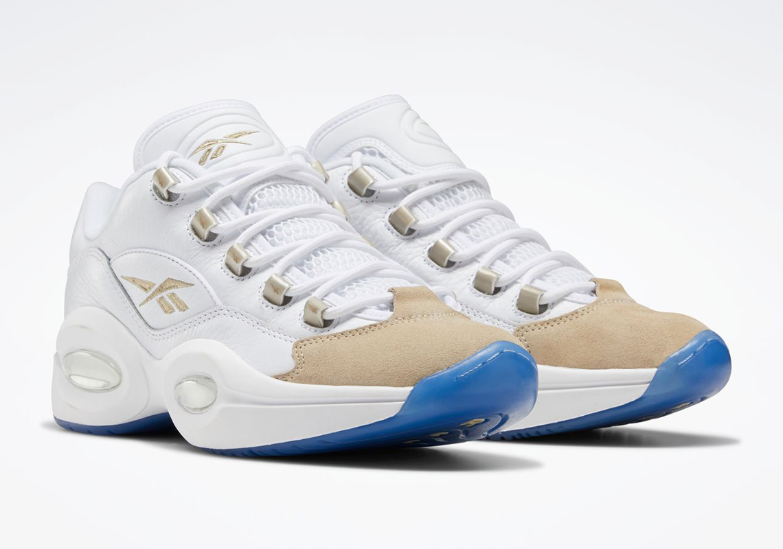 reebok question low beige