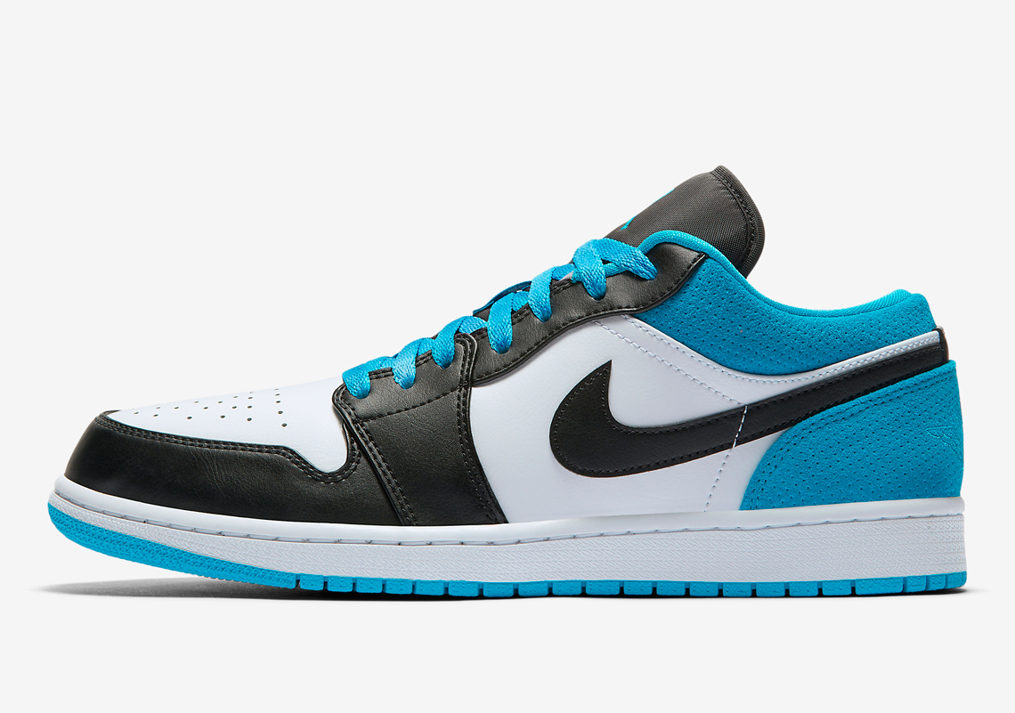 jordan 1 low baby blue and white