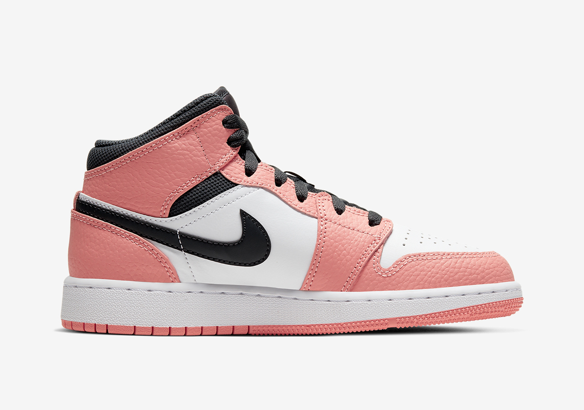 jordan 1 mid pink quartz junior