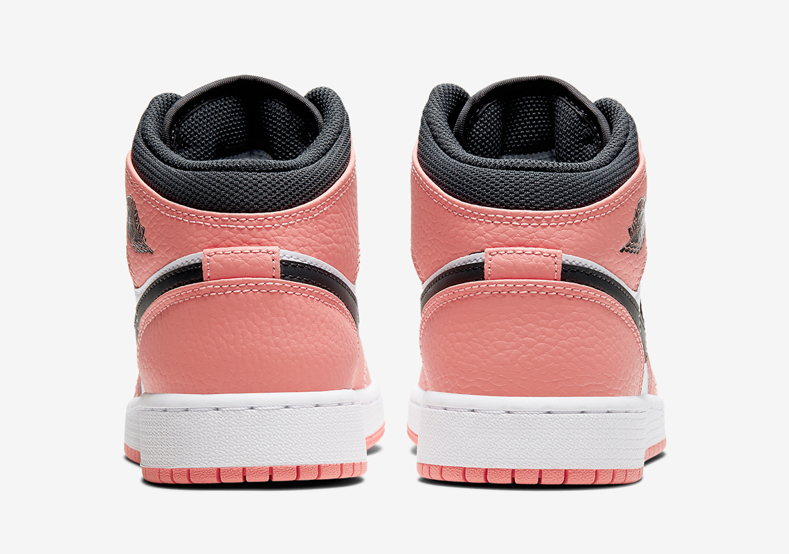 Air Jordan 1 Mid Gs Pink Quartz 555112 603 4