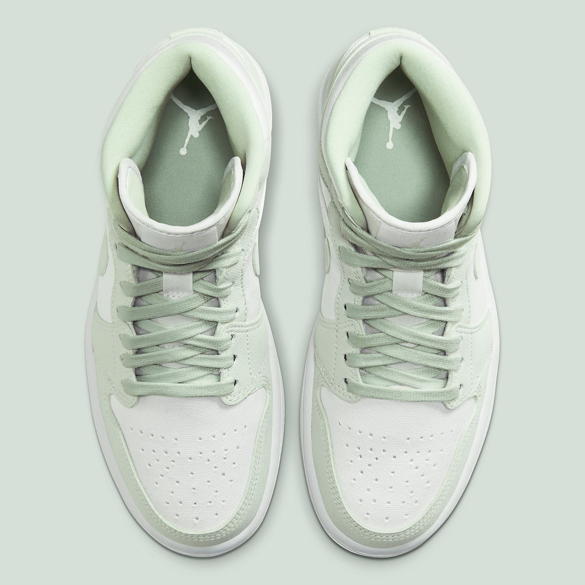 Air Jordan 1 Mid WMNS Spruce Aura CV5280-103 | SneakerNews.com