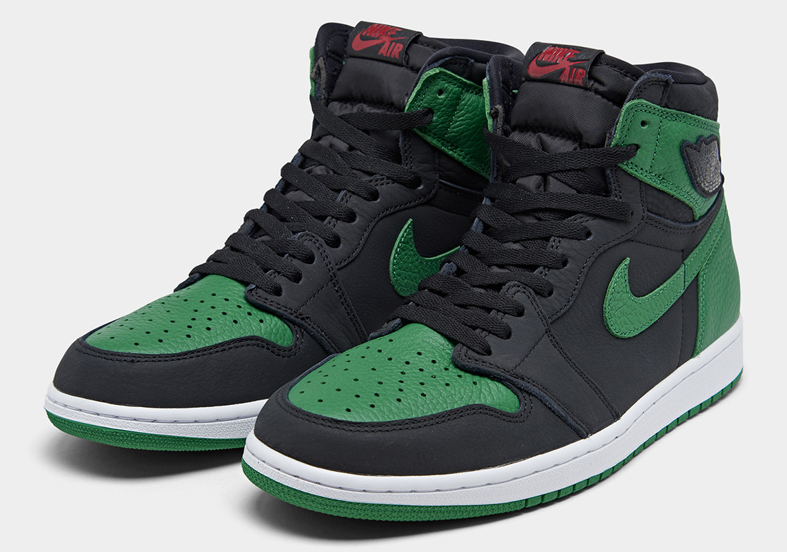 nike aj1 pine green