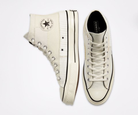 Converse Chuck 70 High White Patchwork 167139C | SneakerNews.com