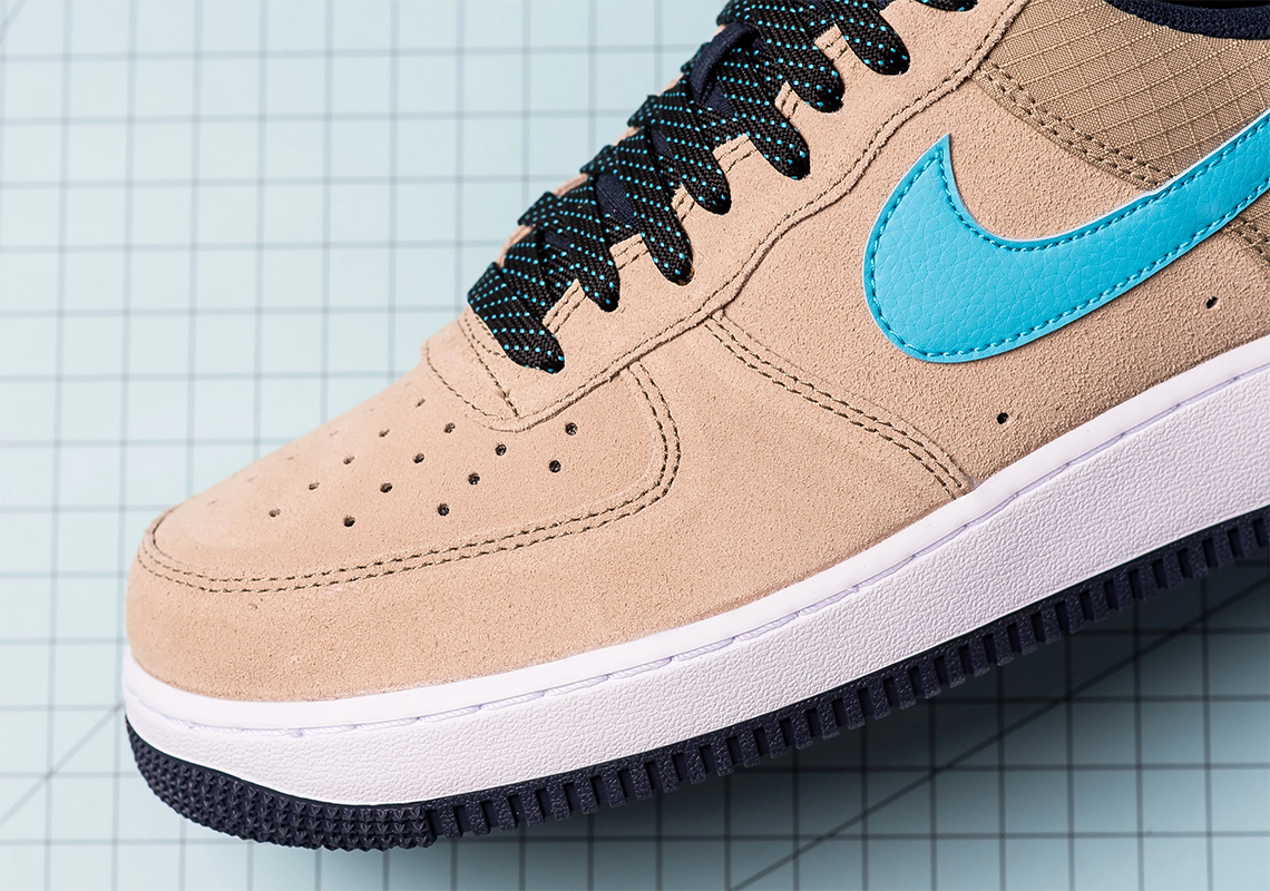 air force 1 khaki blue