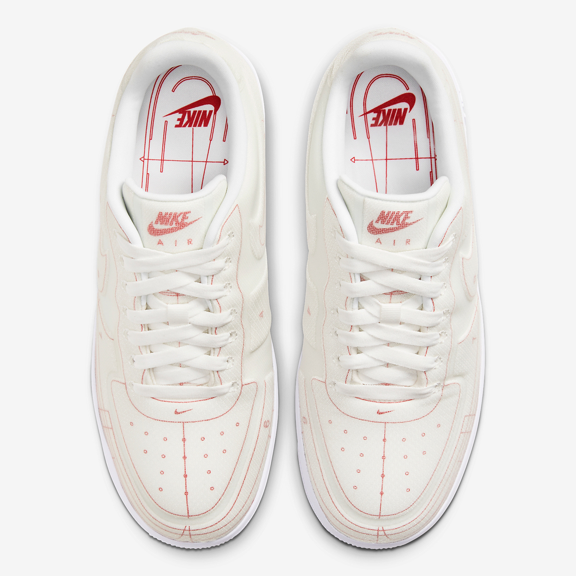 air force 1 summit white university red