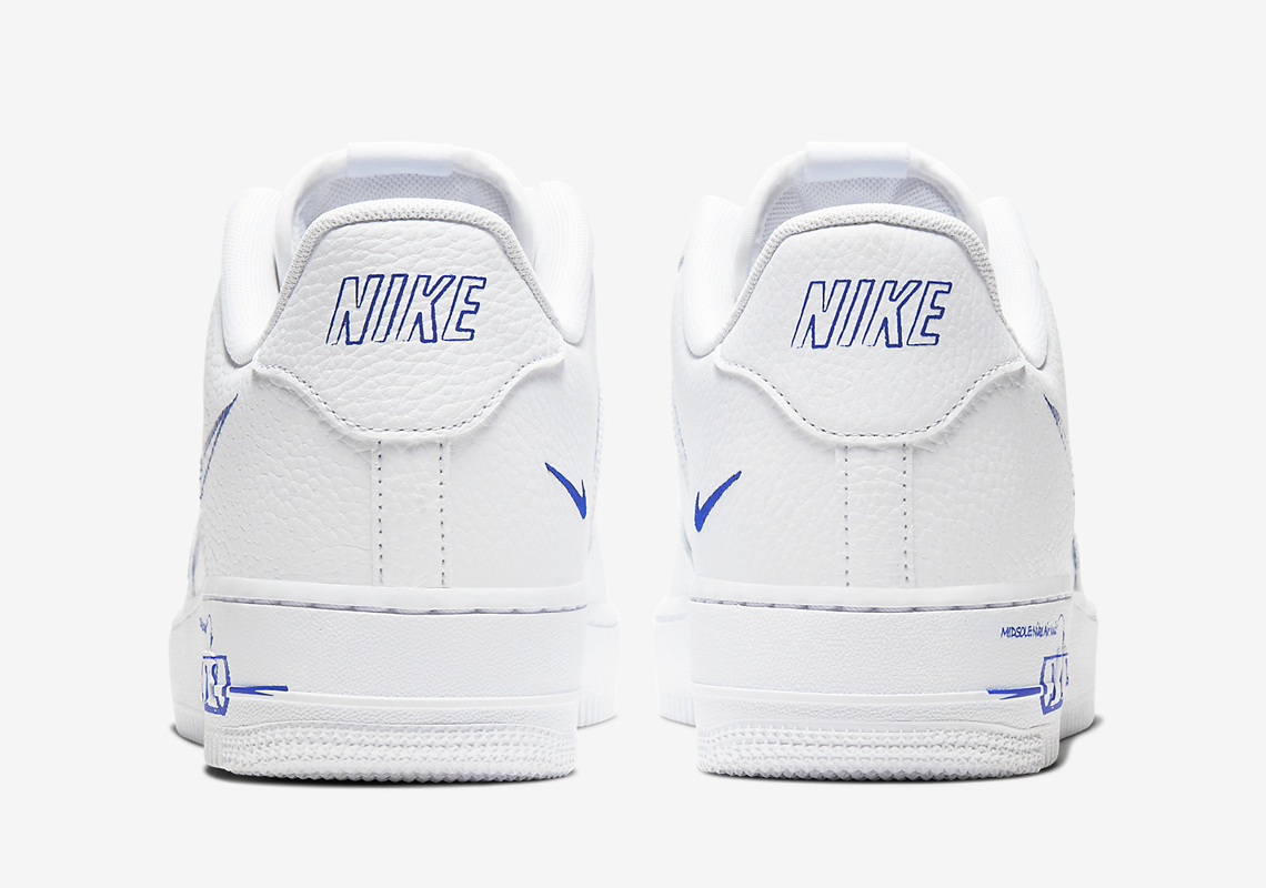 Nike Air Force 1 Low Scribble Schematic Cw7581 100 5