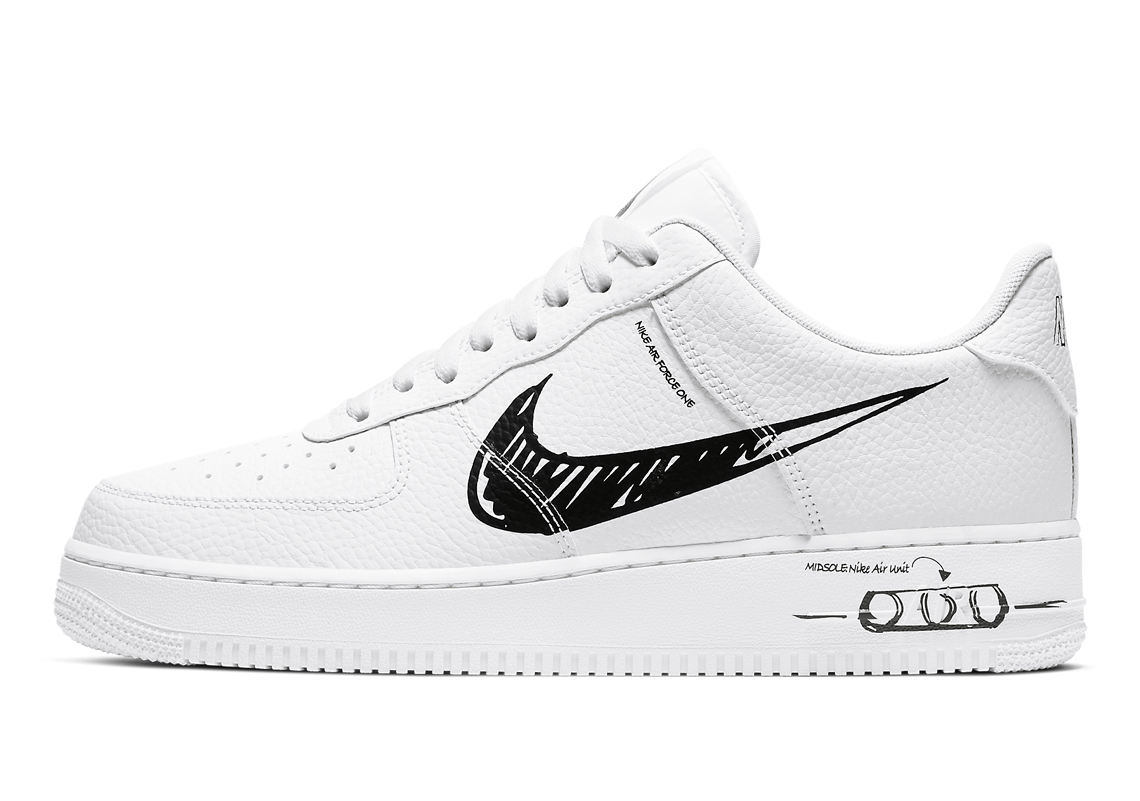 Nike Air Force 1 Low &quot;Sketch&quot; Coming Soon: Official Images