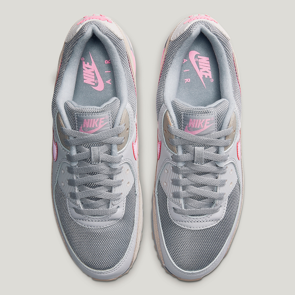 nike air grey and pink