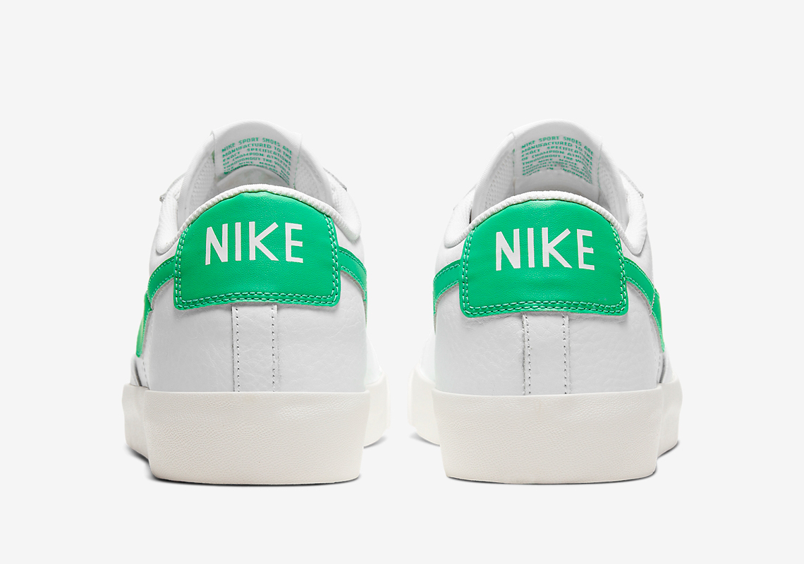 Nike Blazer Low White Green Spark CI6377-105 | SneakerNews.com