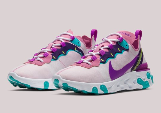 Another Multi-colored Take On The Nike React Element 55 Appears For Women