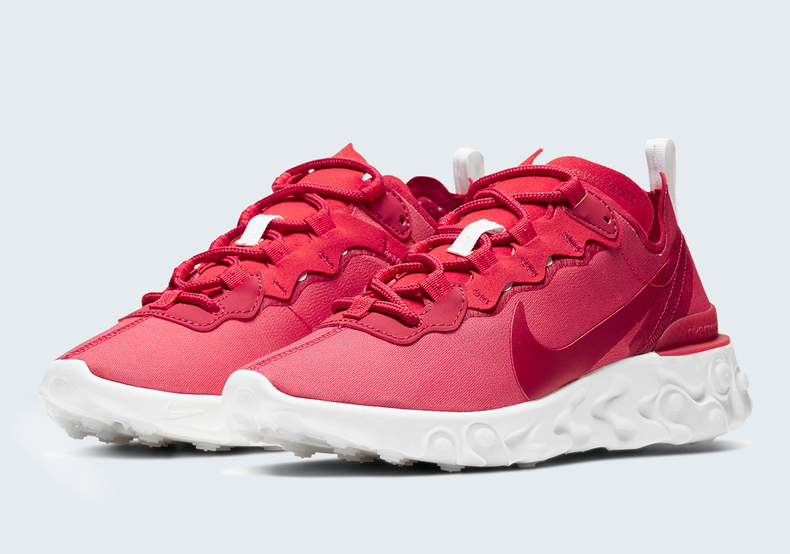 nike react element 55 university red