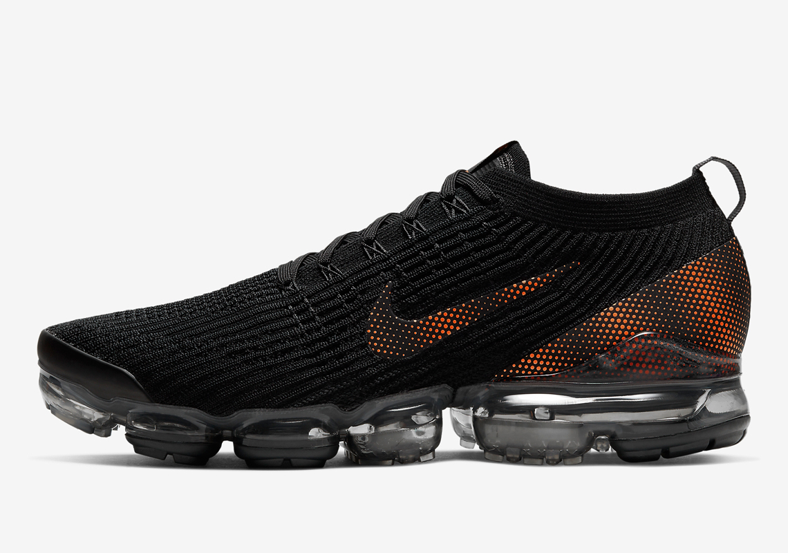 nike vapormax flyknit 3 black and white