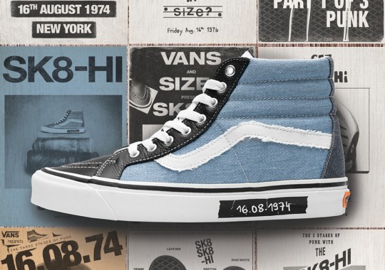 size? And Vans Honor The “Dawn Of Punk” With A Sk8-Hi