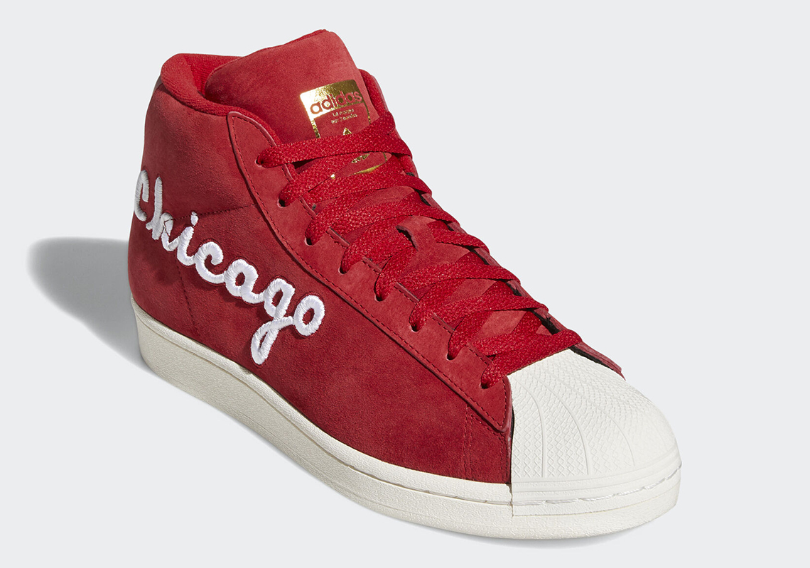 Adidas Pro Model Red Chicago Fv4485 4