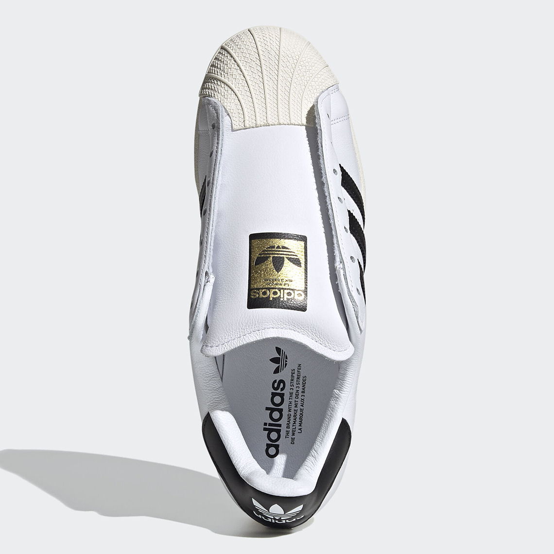 Adidas superstar 2025 senza lacci