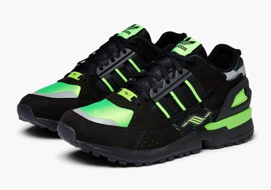 The adidas ZX 10.000C Returns In Black And Reflective Green
