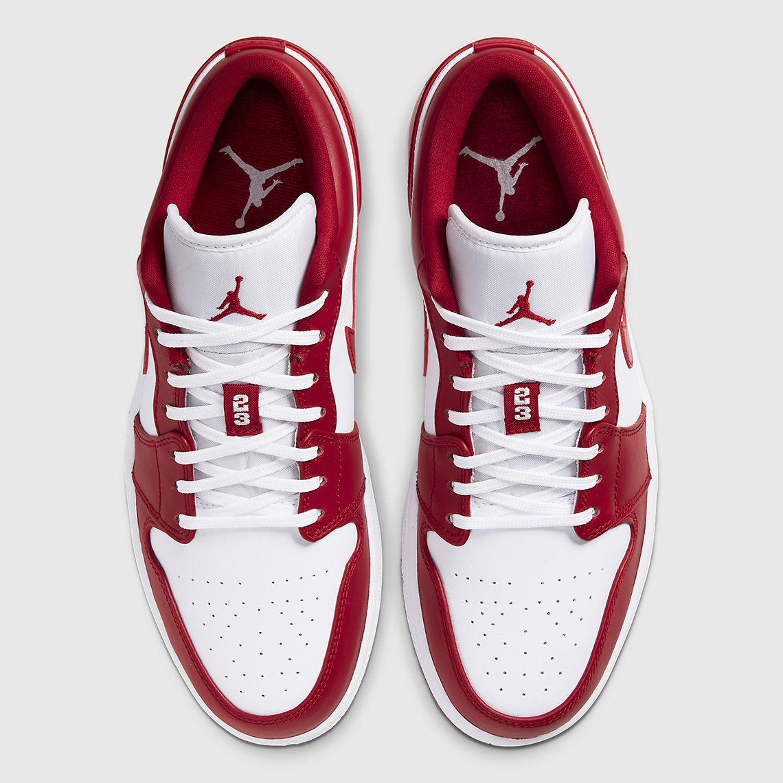 Air Jordan 1 Low Red White 553558611