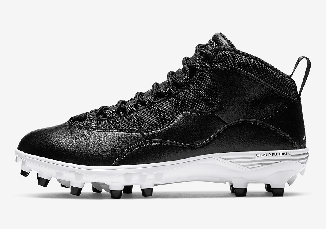 Georgetown” Jordan Retro 10 Metal Baseball Cleats – Stadium Custom ...