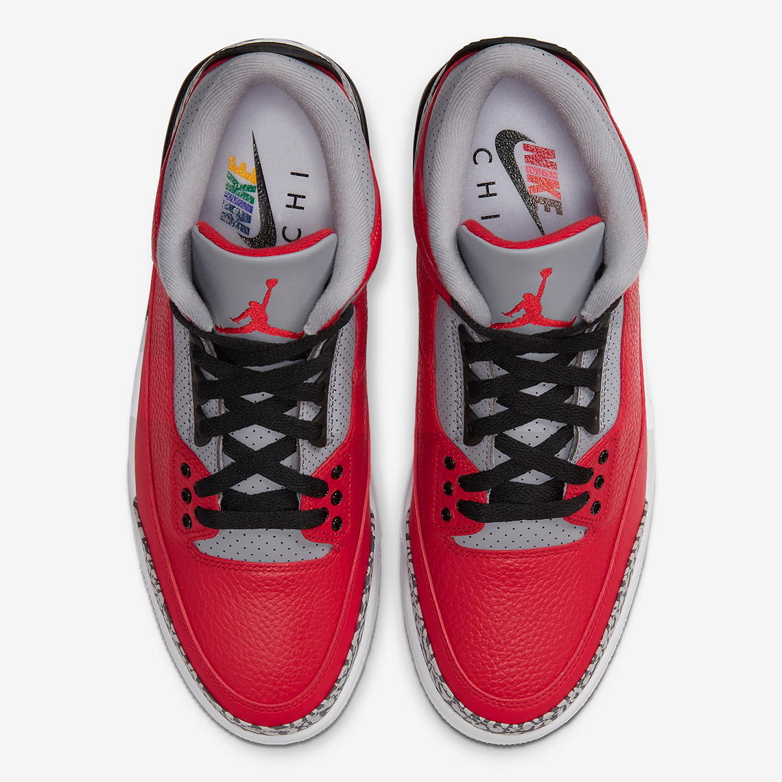 air jordan 3 red cement chi