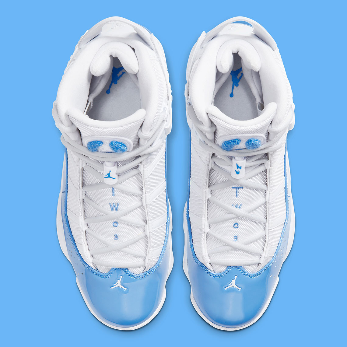 jordan 6 rings unc blue