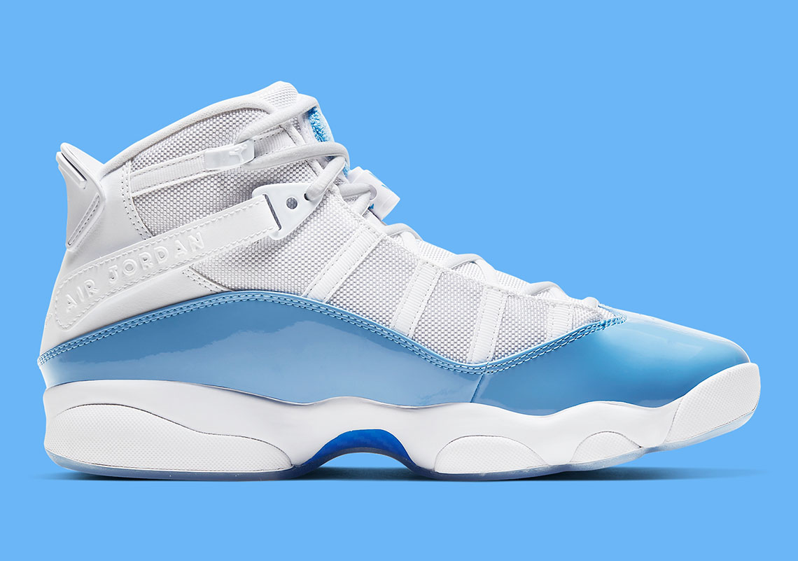 Jordan 6 Rings &quot;UNC&quot; Drops In Time For March Madness: Photos