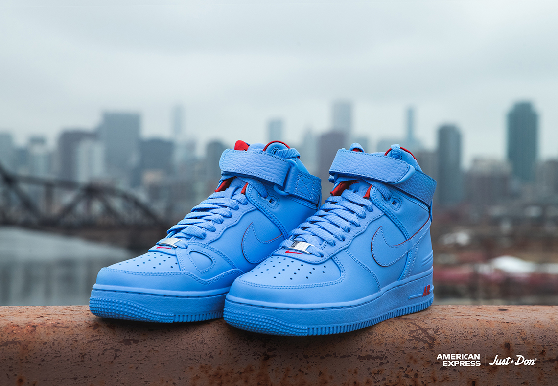 Just Don x Nike Air Force 1 Hi Chicago Detailed Look