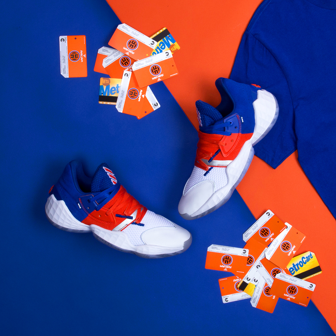 adidas Harden Vol 4 Knicks MSG | SneakerNews.com