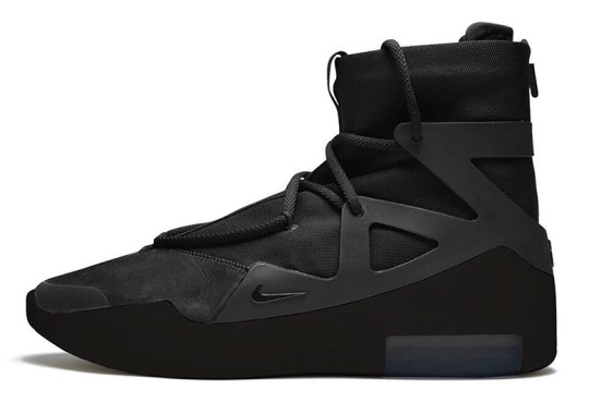 The Nike Air Fear Of God 1 Dresses Up In Triple Black