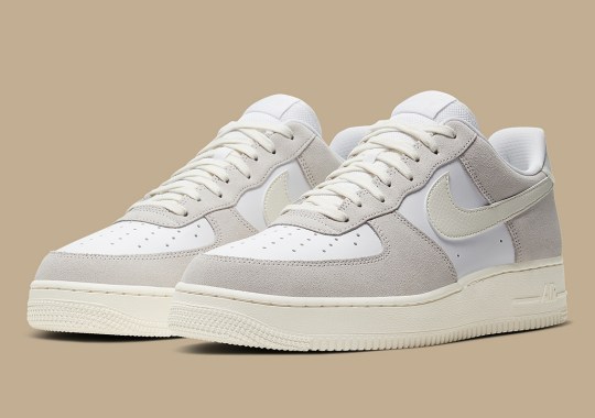 A Refreshing White And Sail Arrive On The Nike Air Force 1 Low