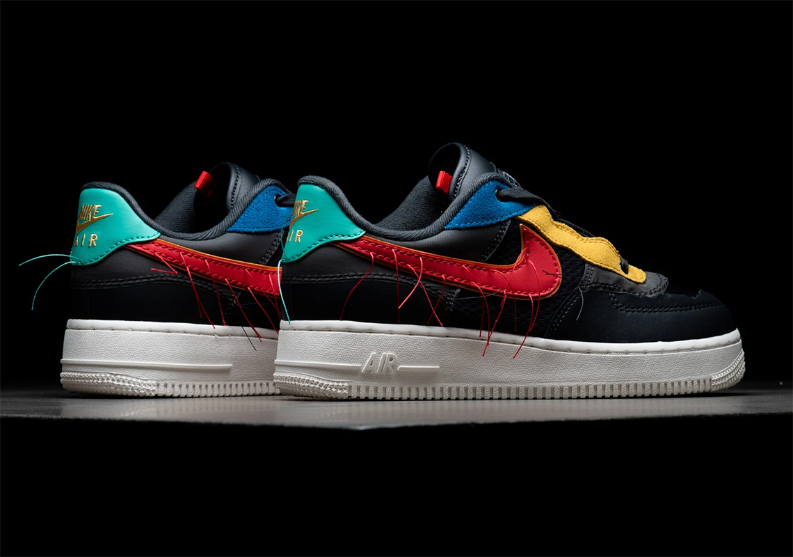 air force 1 multi/multi/black history month
