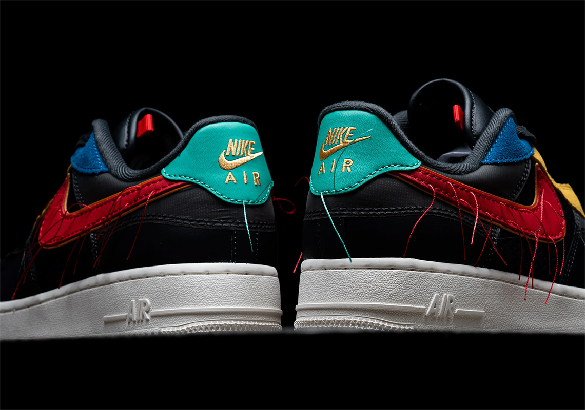 air force 1 multi/multi/black history month