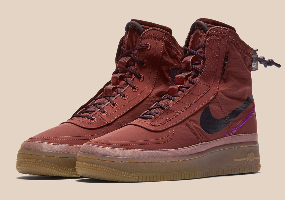 Disappointment Throb Are depressed Nike Air Force 1 Shell Maroon BQ6096-200 | SneakerNews.com