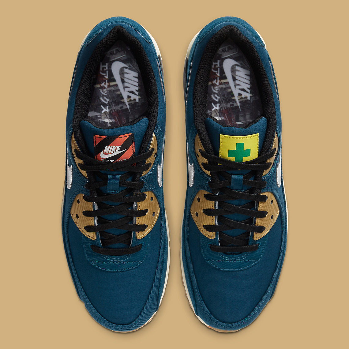 Nike Air Max 90 Blue Gold | SneakerNews.com