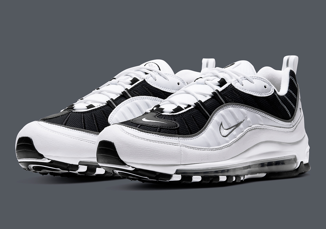 Nike Air Max 98 White Black Cj0592 100 Sneakernews Com