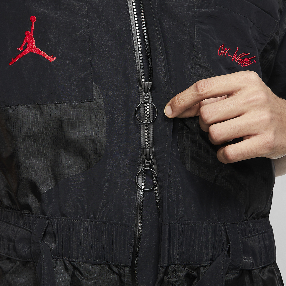 white jordan jacket