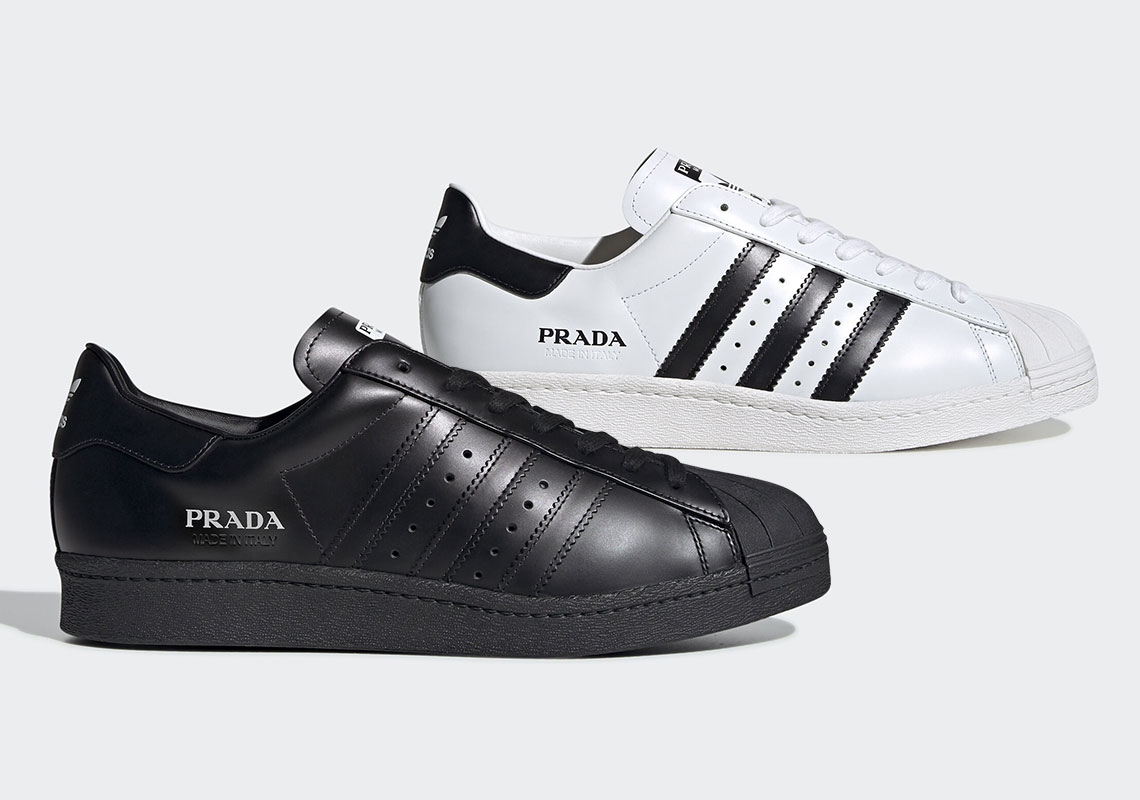 PRADA adidas Superstar - White/Black Release Date | SneakerNews.com