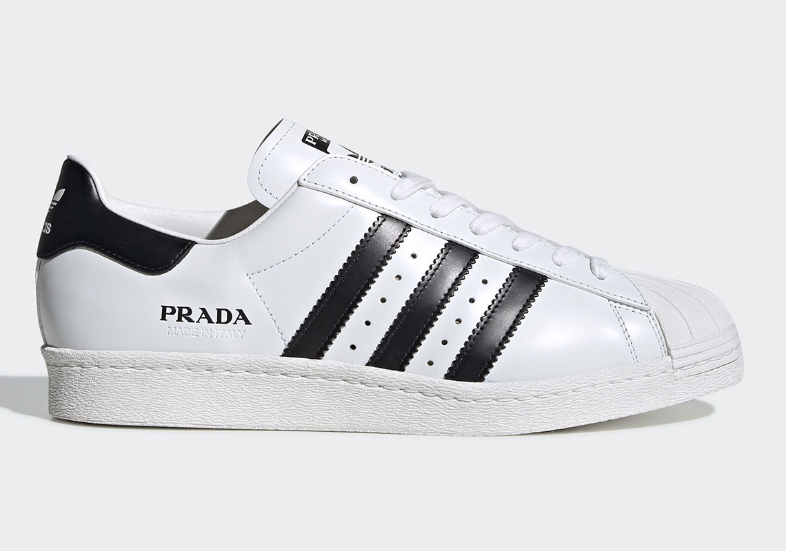 PRADA adidas Superstar - White/Black 