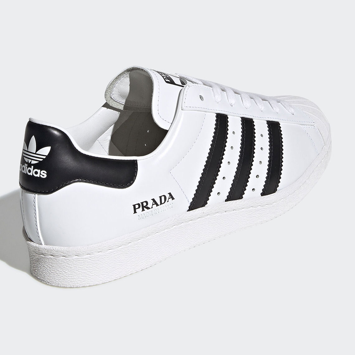 white and black adidas