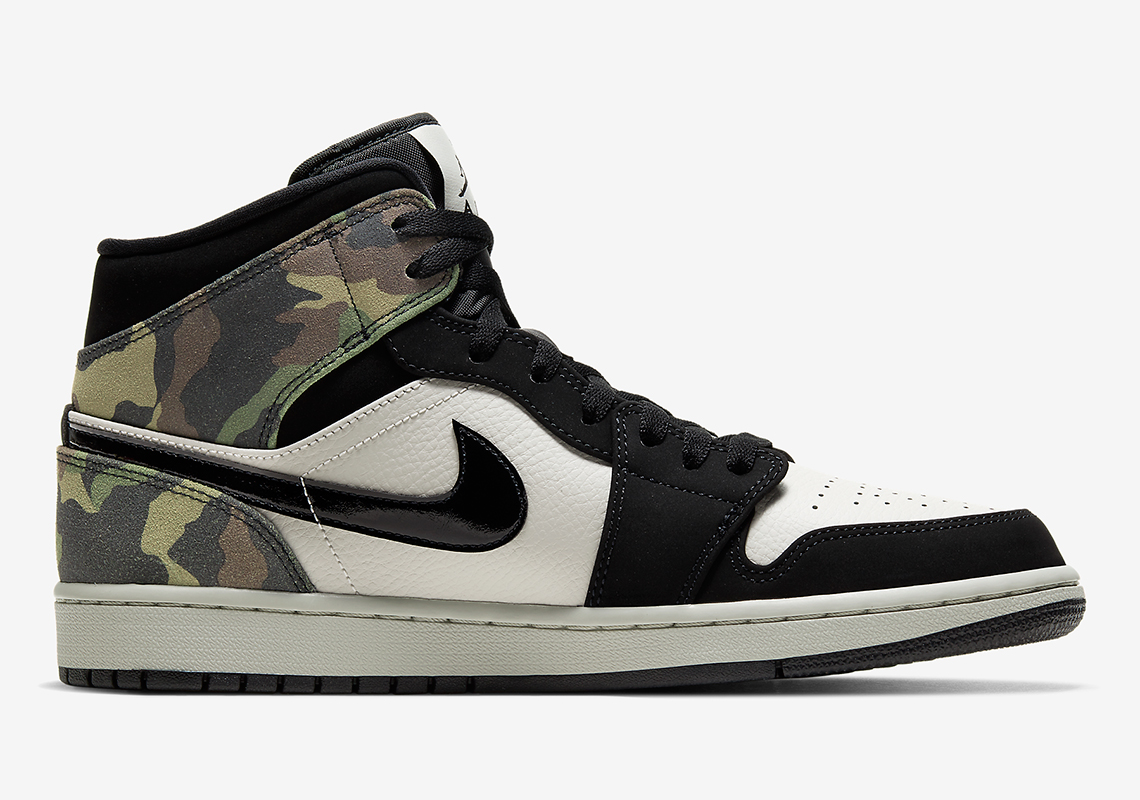 camo jordan 1s