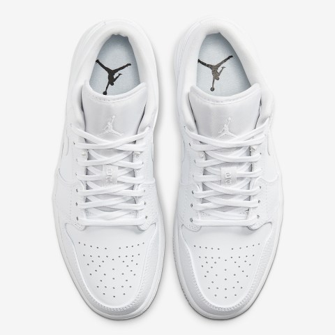 Air Jordan 1 Low Triple White 553558-130 Release Info | SneakerNews.com