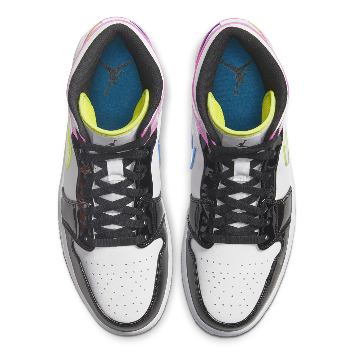 Air Jordan 1 Mid Receives Vibrant Patent Leather Colorway: Photos