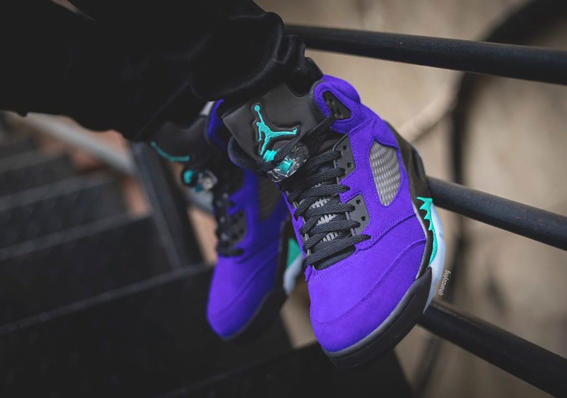 jordan 5 reverse grape